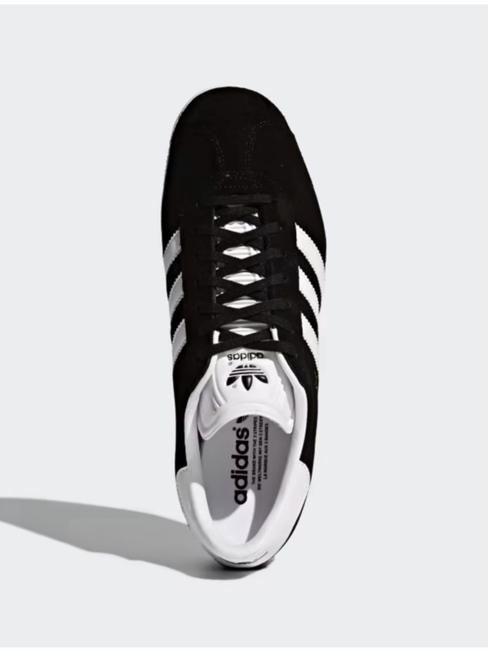 Adidas Black & White Gazelle Sneakers New with Box